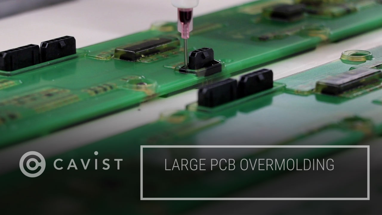 Cavist large PCB overmolding