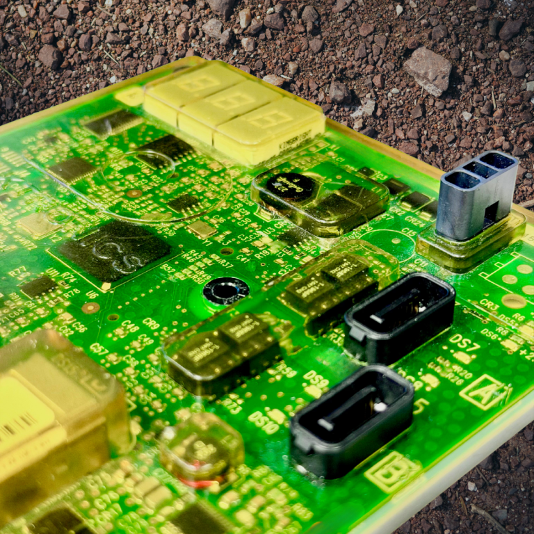 PCB overmolded